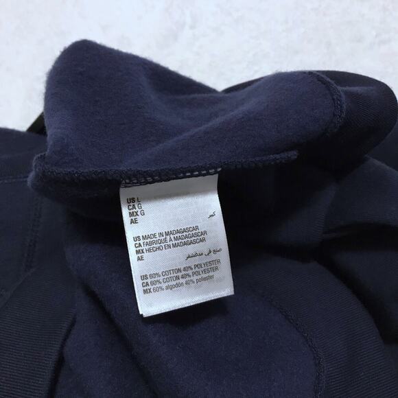 Ideology NWT Navy Pullover Sweatshirt Men L - Picture 8 of 9